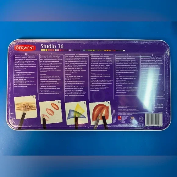 Derwent Studio Fine Art 36 Colored Pencil Set - Picture 2 of 2